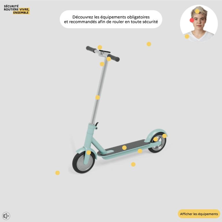 Trottinette et equipement